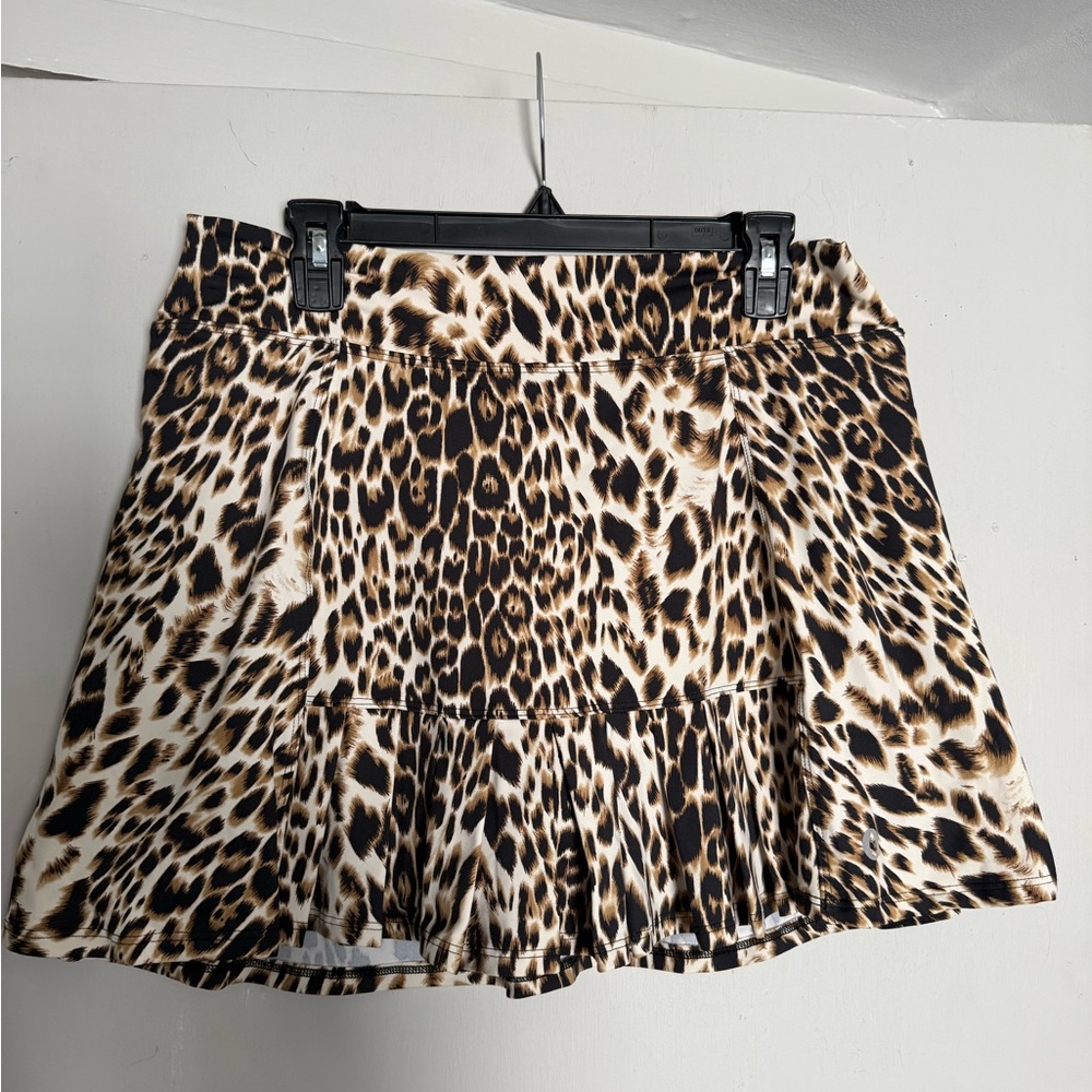DonajonLeopard Print Women's skort - Brown/Black